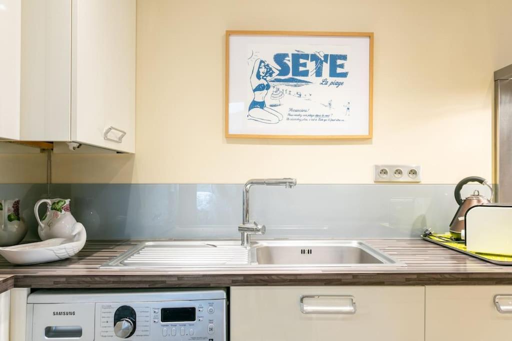Appartement T4 Centre Ville Sete Tout Confort 3 Chambres Dış mekan fotoğraf